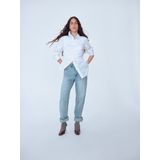 VILA high waist straight fit jeans VIKELLY light blue denim