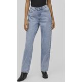 Vila Kelly Jaf Straight Fit Hoogzittende Jeans