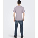 Only Sons T-shirt Onsmax Life Reg Ss Stitch Tee Noos 22025208 Nirvana Mannen