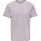 Only & Sons - T-shirt - Lichtpaars - 100% Organisch Katoen