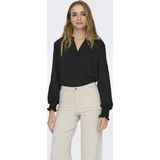 ONLMette - Blouseshirt - Effen - Gerecycled Materiaal - Lange Mouw