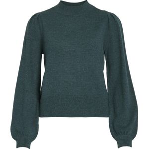 Vila Trui Viril Turtle-nk Balloon Top - N 14084179 Ponderosa Pine Dames