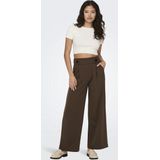 Jacqueline de Yong - T-Shirt - Ecru - Viscose/Linnen - Korte Mouwen