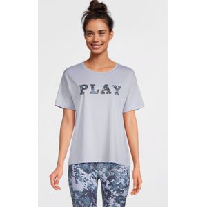 ONLY PLAY Sport T-shirt ONPLEISA Grijsblauw