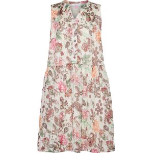 VERO MODA GIRL A-lijn Jurk VMNALA met All Over Print Beige/Roze/Bruin