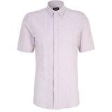 Only & Sons - Gemêleerd Overhemd - Korte Mouwen - Regular Fit - Linnen Mix