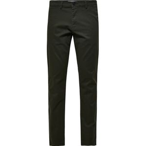 Selected Homme Heren Chino Broek SLHSLIM-NEW MILES slim Groen Volwassenen