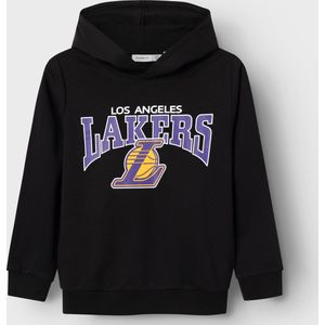 NAME IT - Nkmjacima NBA - Sweatshirt - Zwart - Voor Kinderen