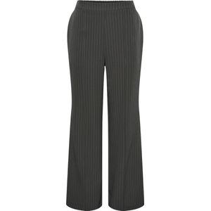 Pieces Broek Pcbossy Hw Wide Striped Pants Noos 17130407 Magnet Dames