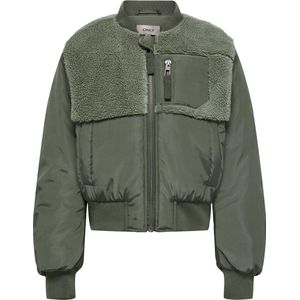 Only Kogemmy Nylon Fleece Mix Bomber Cp Otw Meisjes Bomberjack