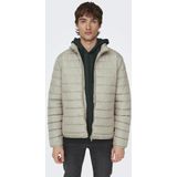 Onsbron - Gequilte Jas - Hoge Hals - Lange Mouwen - Polyester Voering - Imitatiedons Vulling