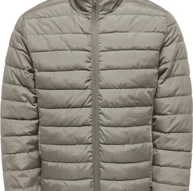 Onsbron - Gequilte Jas - Hoge Hals - Lange Mouwen - Polyester Voering - Imitatiedons Vulling