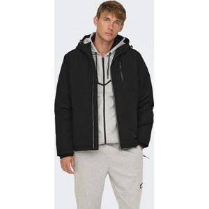 Onsjayden - Jas - Capuchon - Lange Mouwen - Geribde Manchetten - Ritssluiting - Polyester Voering