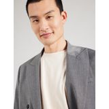 Slhasten - T-shirt - Effen - Jersey - Kwartmouw - Losse Pasvorm