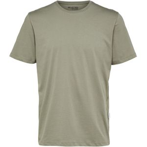 SELETED HOMME - Slhaspen Ss O-Neck Tee Noos - T-shirt - Vetiver