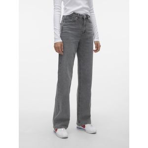 Vero Moda - Tessa Wide Ra206 - Hoogzittende Jeans - Blauw - Katoenmix