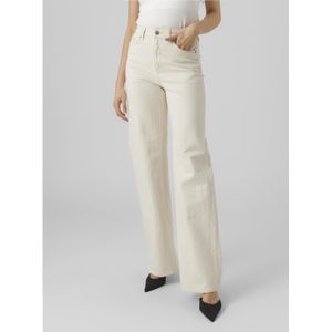Vero Moda Straight-Jeans "VMTESSA HR WIDE STR JEANS ECRU GA"