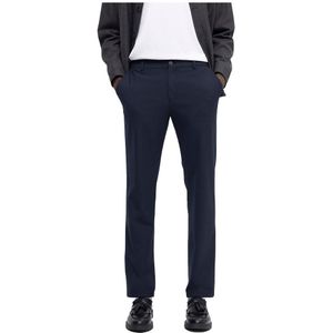 Selected - Slim-robert Broek - Grijs - 50% Polyester - Gerecycled