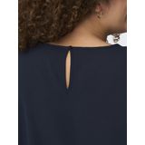 ONLY CARMAKOMA Top - Mood Indigo - Korte Mouwen - Regular Fit