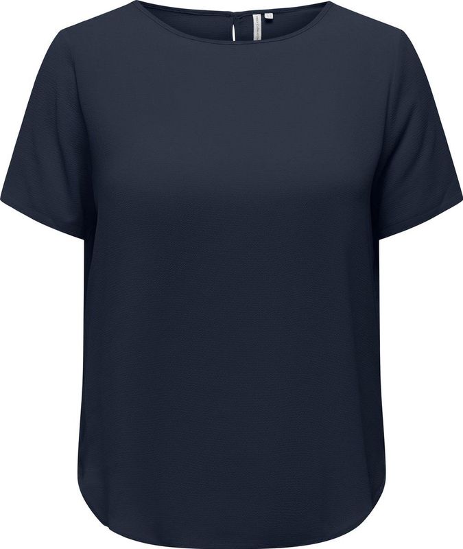 ONLY CARMAKOMA Top - Mood Indigo - Korte Mouwen - Regular Fit