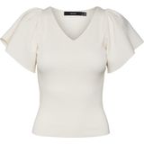 Vero Moda - Ginny V-neck - Pullover - Off-White