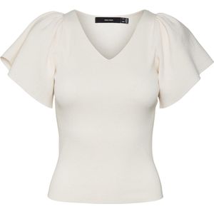 Vero Moda - Ginny V-neck - Pullover - Off-White