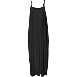 Vero Moda Maxi-jurk VMLUNA - Kleur: Black - Mouwloos - Spaghettibandjes