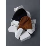 NAME IT Uniseks Nknmalik Knit Beanie Noos muts, zwart, 52/53 cm