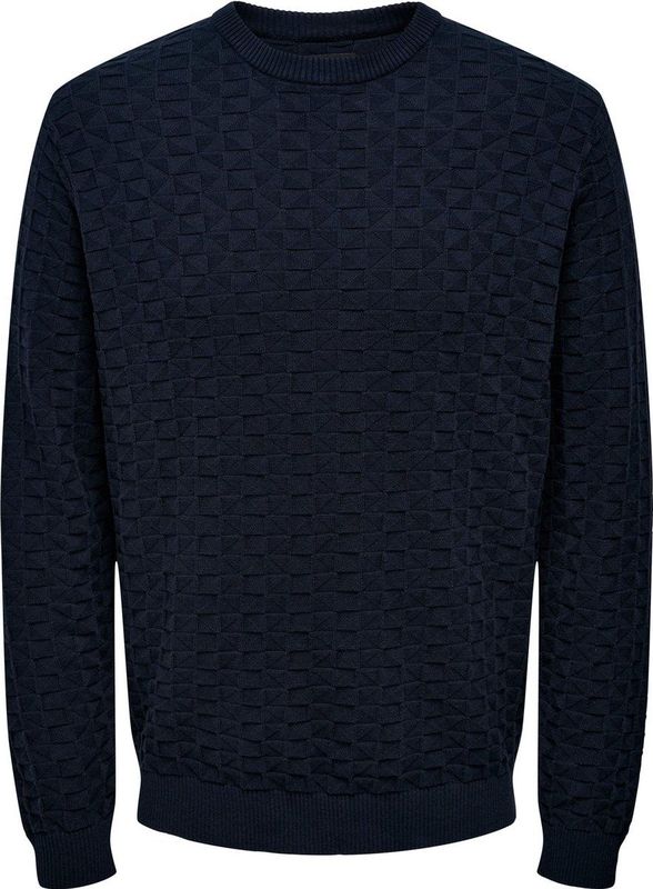 Only & Sons Onskalle Reg 12 Struc Crew Knit Noos Heren Trui