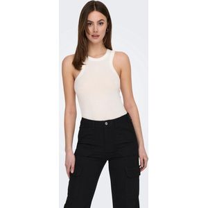 Jacqueline De Yong - Mouwloze Tanktop - Wit - Katoen