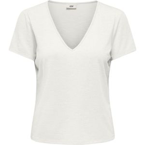 Jacqueline de Yong - T-shirt - Glitter - V-hals - Korte Mouwen - Polyester Mix