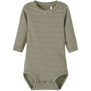 NAME IT Baby Jongens NBMKERRO LS Body, Rifle Green, 68, Rifle Green, 68 cm