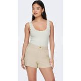 Jacqueline de Yong Scallop Edge Top - Zwart