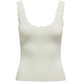 Jacqueline de Yong Scallop Edge Top - Zwart