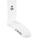 Jack & Jones - Enkelsokken - Wit - Katoen/Polyester/Elastaan - 5-Pack