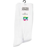 Jack & Jones - Enkelsokken - Wit - Katoen/Polyester/Elastaan - 5-Pack