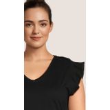 ONLY CARMAKOMA - CARMAY LIFE CAP - A-lijn Jurk - Katoen - Korte Mouwen - V-hals