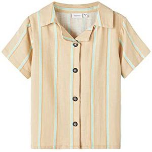 Bestseller A/S Jongens NMMHESIMON SS Shirt hemd, Humus, 110, Humus, 110 cm