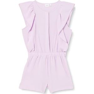 Bestseller A/S NKFJANINA Playsuit Jumpsuit, Orchid Bloom, 122, Orchid Bloom, 122 cm