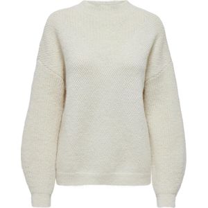 Only Trui Onlalisa Life Struc High Neck C 15299282 Birch Dames