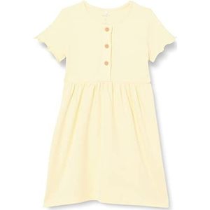 Bestseller A/S Meisjes NMFJANA SS Jurk Jurk, Double Cream, 98, Double Cream, 98 cm