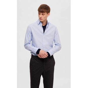 SELECTED HOMME Slim Fit Overhemd SLHSLIMSOHO Cashmere Blue