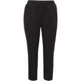 Broeken - Midden Taille - Kniekorte Lengte - Regular Fit - 55% LENZING™ ECOVERO™ Viscose, 45% Linnen