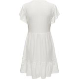 Only - Onlsandra - Jerseyjurk - Off-white - 95% Polyester 5% Elastaan