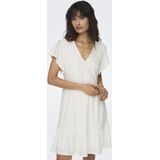 Only - Onlsandra - Jerseyjurk - Off-white - 95% Polyester 5% Elastaan