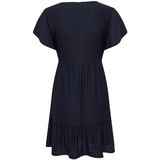 ONLY - ONLSANDRA V-NECK DRESS - Dames - Maxi Jurk - Zwart - Katoen