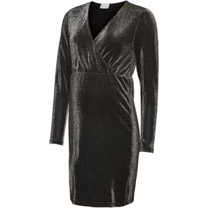 Jerseyjurken - V-Hals - Lange Mouwen - Kort - Biologisch Katoen