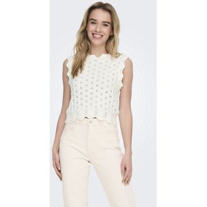 Only - Onlluna Life Sl o-Neck Tank Noos Knt - Dames - Tank Tops