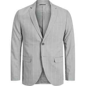 Jack & Jones Jprfranco Check Blazer Sn Blazer voor heren, Lichtgrijs/ruitjes: super slim fit