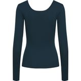 Pieces T-shirt Pckitte Ls Top Noos Bc 17101437 Reflecting Pond Dames